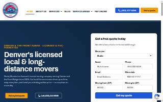 Rocky Movers website