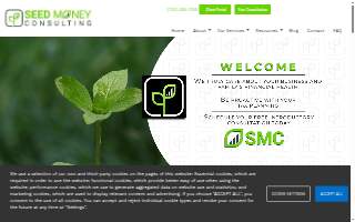 Seed Money Consulting website