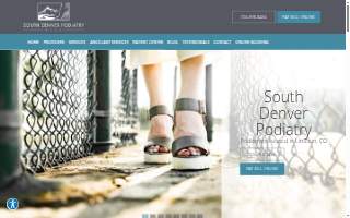 South Denver Podiatry of Greenwood Village website