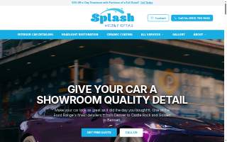 Splash Mobile Detail of Greenwood Village website