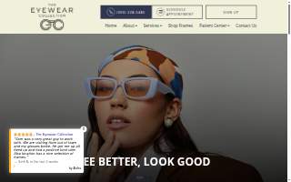 The Eyewear Collection website