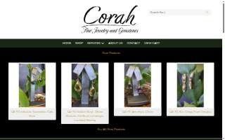 Corah Fine Jewelry and Gemstones website