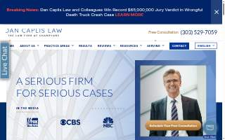 Dan Caplis Law - Greenwood Village website