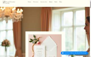 Elegant Elevation Events website