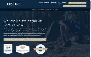 Erskine Family Law website