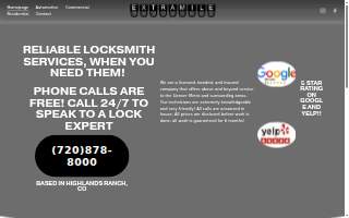 Extra Mile Locksmith website