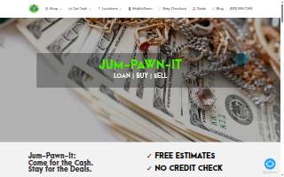 Jump Up Rentals website