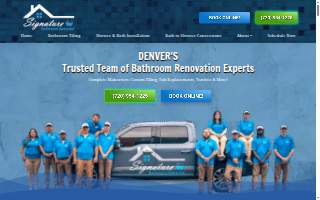 Signature Bathroom Remodel of Highlands Ranch website