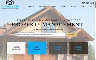 Tri Home Life of Highlands Ranch website