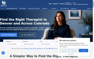 Westside Behavioral Care of Highlands Ranch website