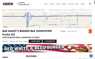 Bad Daddy's Burger Bar of Johnstown website