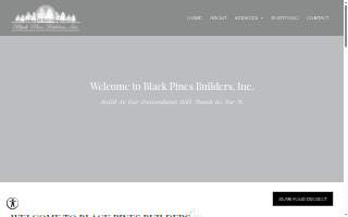 Black Pines Builders, Inc. website