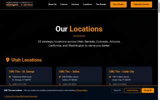 CMC Tire website