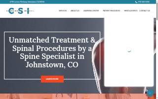 Colorado Spine Institute website