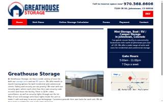 Greathouse Storage website