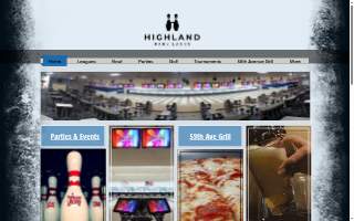 Highland Park Lanes website