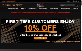 Hot Tops Graphics website