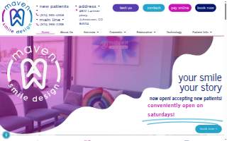 Maven Smile Design website
