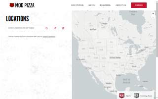 MOD Pizza of Johnstown website