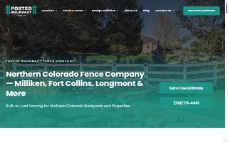 Posted Boundary Fence Co. of Johnstown website