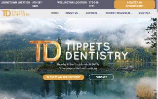 Tippets Dentistry at Johnstown website