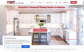 Yost Cleaning website