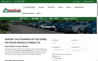 AutoTrek website