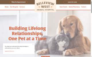 Belleview West Animal Hospital website