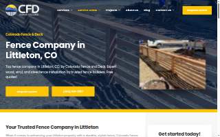 Colorado Fence And Deck of Ken Caryl website