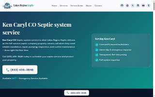 Colorado Septic website