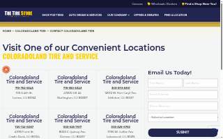 Coloradoland Tire and Service website