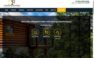 Complete Funding Financial Services website