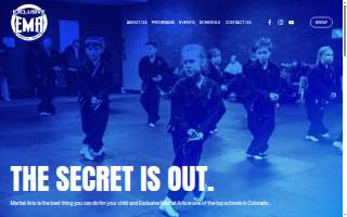 Exclusive Martial Arts website