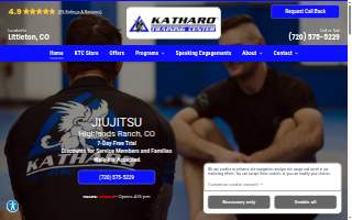 Katharo Training Center - Jiu-Jitsu and Fitness of Ken Caryl website