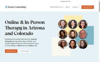 Kona Counseling website