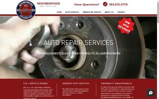 Neighborhood Automotive of Ken Caryl website