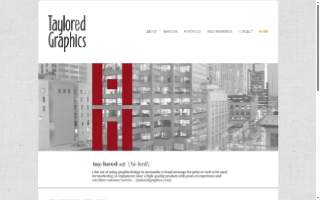 Taylored Graphics website