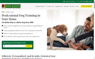 Bark Busters Boulder website