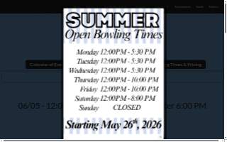 Coal Creek Bowling Center of Lafayette website
