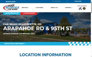 Cobblestone Car Wash of Lafayette website