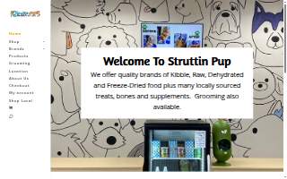 Struttin Pup website