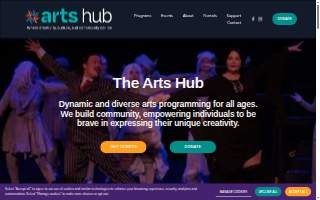 The Arts Hub website