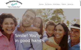 The Dental Shoppe website