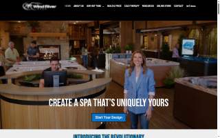 Wind River Spas website