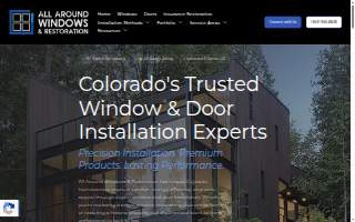 All Around Windows and Restoration website