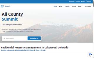 All County Summit Property Management website