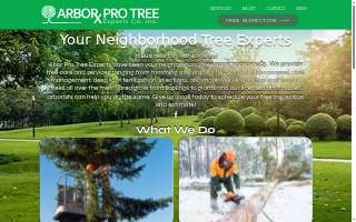 Arbor Pro Tree Experts Co. Inc. website