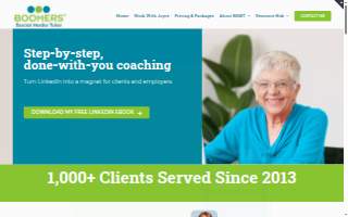 Boomers' Social Media Tutor website