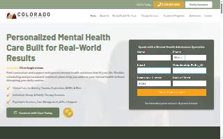 Colorado Mental Health Services website