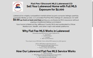 Colorado Realty 4 Less website